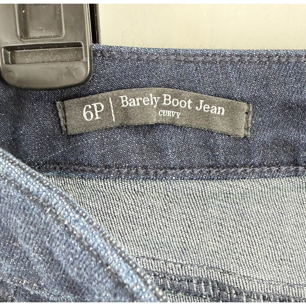 Talbots Jeans Womens 6P Blue Barely Boot Curvy Mid Rise denim - Picture 3 of 16